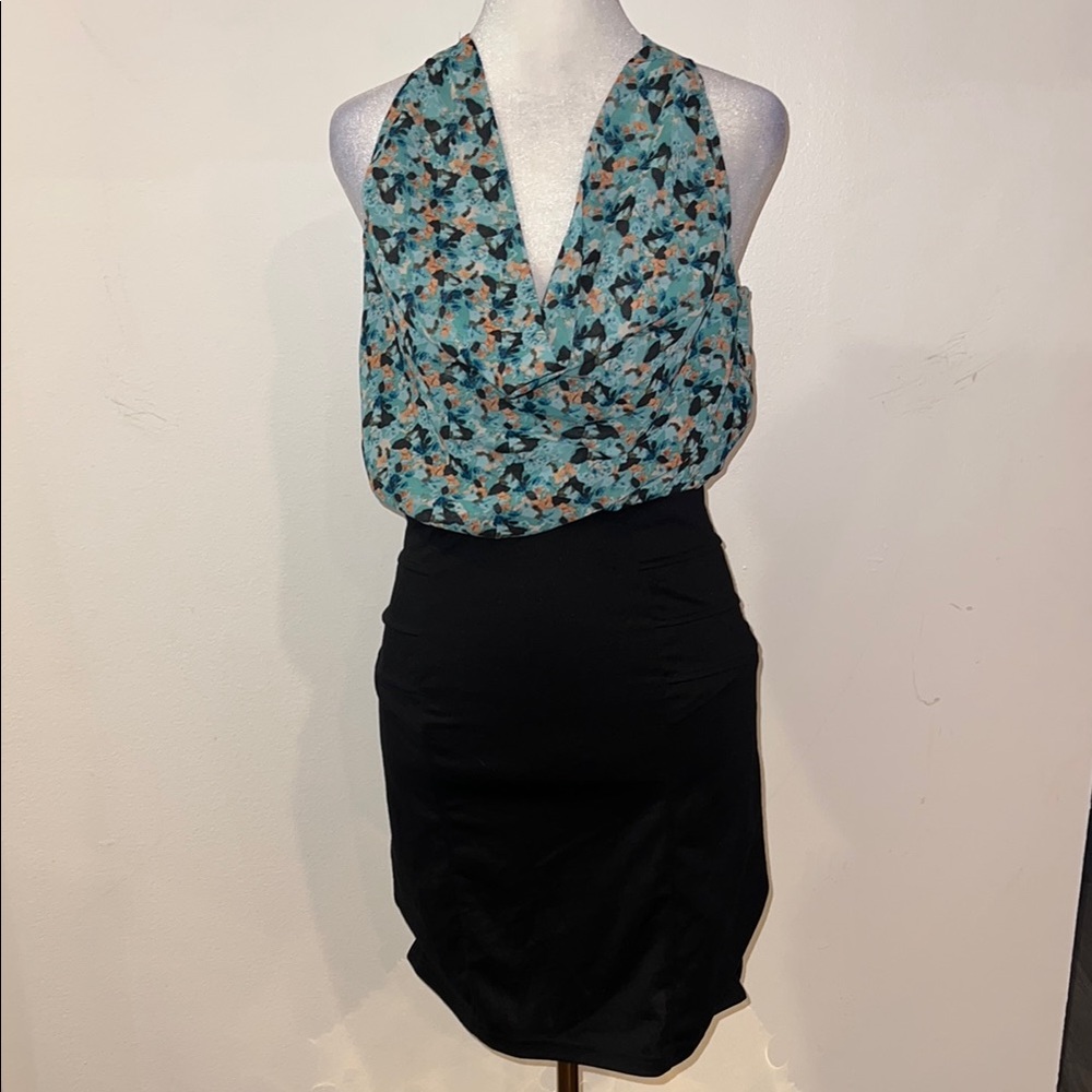 House of Dereon Beyonce Collection Cowl Neck Bodycon